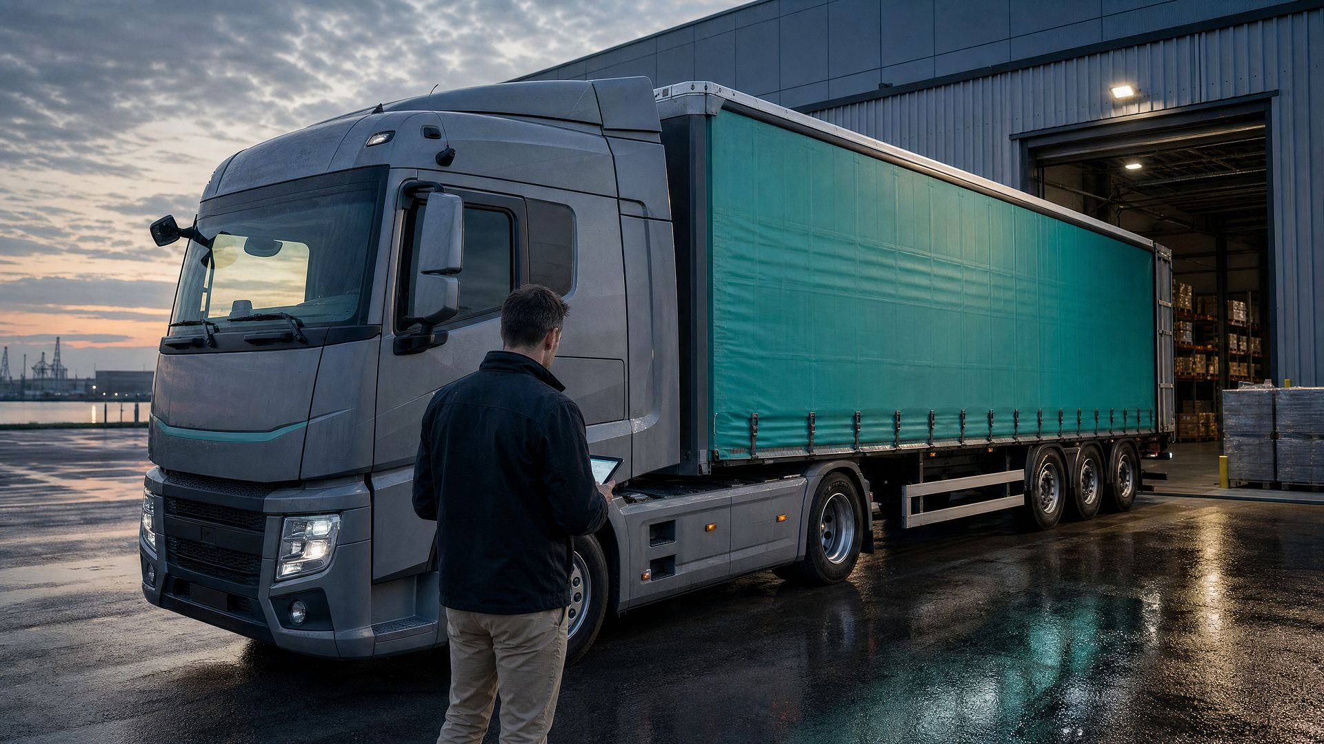 Buyer — truck loading at the warehouse